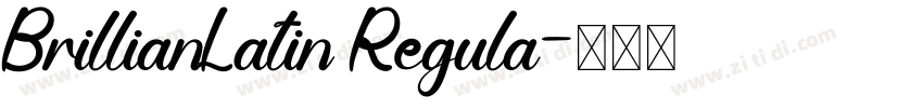 BrillianLatin Regula字体转换